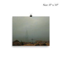 Meeresstrand im Nebel by Caspar David Friedrich, 1807 poster 4