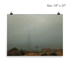 Meeresstrand im Nebel by Caspar David Friedrich, 1807 poster 5