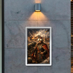 Mehmed II before Constantinople cannons poster 2