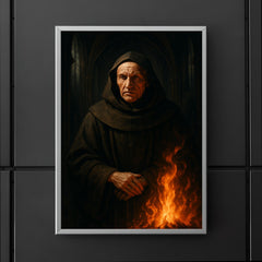 Meister Eckhart in cathedral shadows and fire poster 5