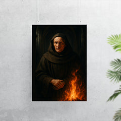 Meister Eckhart in cathedral shadows and fire poster 7