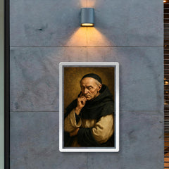 Meister Eckhart in Dominican habit contemplation poster 2