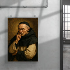 Meister Eckhart in Dominican habit contemplation poster 4