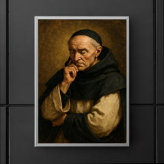 Meister Eckhart in Dominican habit contemplation poster 5