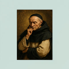 Meister Eckhart in Dominican habit contemplation poster 8