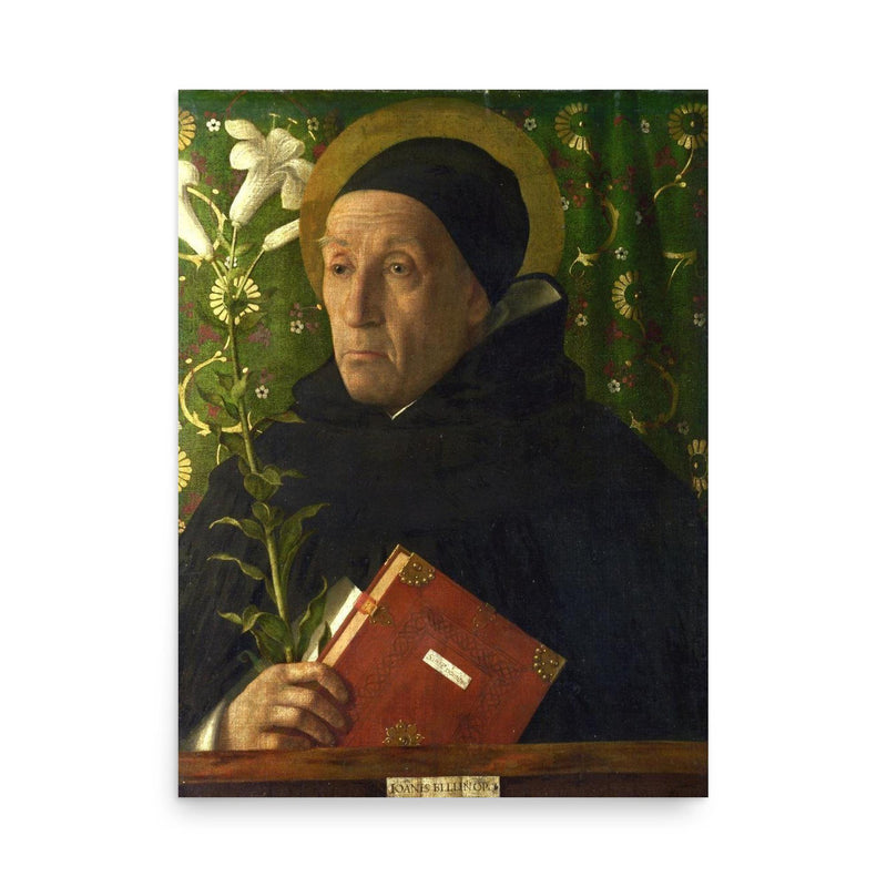 Meister Eckhart poster on a plain backdrop in size 18