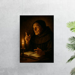 Meister Eckhart sermon in candlelight poster 7