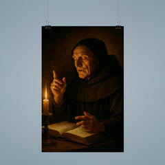 Meister Eckhart sermon in candlelight poster 9