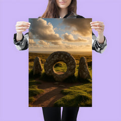 Men an Tol Cornwall England poster 3