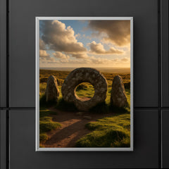 Men an Tol Cornwall England poster 5