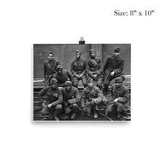 Men of the 369th Regiment (15th New York) Awarded Croix de Guerre for Gallantry in WWI, 1918 poster 4