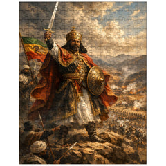 Menelik II at Adwa command ridge jigsaw puzzle