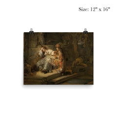 Mercury and Aglauros by Carel Fabritius poster 3
