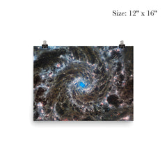 Messier 74 taken by James Webb Space Telescope poster 3