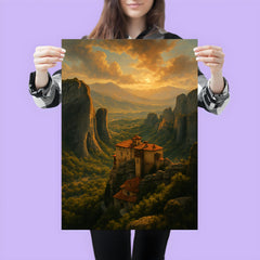 Meteora Monasteries Greece poster 3