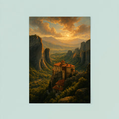 Meteora Monasteries Greece poster 8