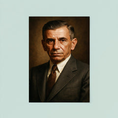 Meyer Lansky portrait poster 8