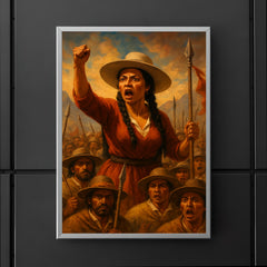 Micaela Bastidas rallying Andean rebels poster 5