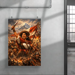 Micaela Bastidas rallying Andean resistance poster 4