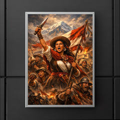Micaela Bastidas rallying Andean resistance poster 5