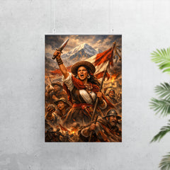 Micaela Bastidas rallying Andean resistance poster 7