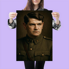 Michael Collins Irish leader portrait poster 3