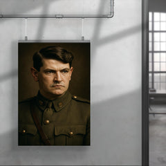 Michael Collins Irish leader portrait poster 4