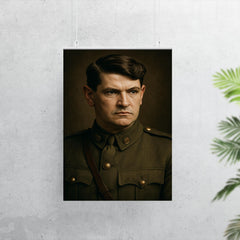 Michael Collins Irish leader portrait poster 7