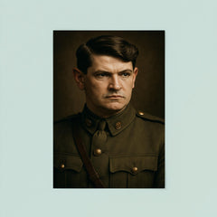 Michael Collins Irish leader portrait poster 8