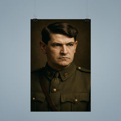 Michael Collins Irish leader portrait poster 9