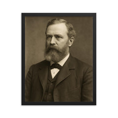 Michael E Bird framed print on a plain backdrop in size 16"x20".