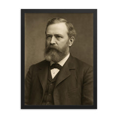 Michael E Bird framed print on a plain backdrop in size 18"x24".