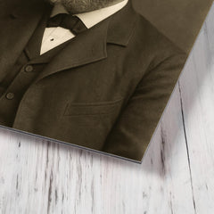 Michael E Bird metal print mockup