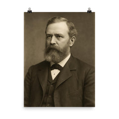 Michael E Bird poster on a plain backdrop in size 8"x10".