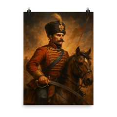 Michael Kovats de Fabriczy poster on a plain backdrop in size 8"x10".