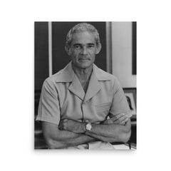 Michael Manley poster on a plain backdrop in size 16"x20".