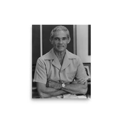 Michael Manley poster on a plain backdrop in size 8"x10".