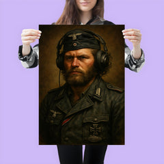Michael Wittmann style avoided instead Kurt Knispel portrait poster 3