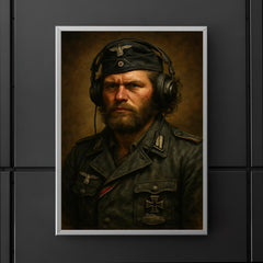 Michael Wittmann style avoided instead Kurt Knispel portrait poster 5