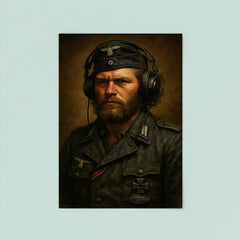 Michael Wittmann style avoided instead Kurt Knispel portrait poster 8