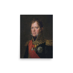 Michel Ney poster on a plain backdrop in size 12"x16".