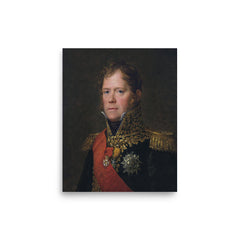 Michel Ney poster on a plain backdrop in size 8"x10".