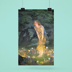 Midsummer Eve by Edward Robert Hughes poster 6