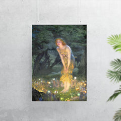 Midsummer Eve by Edward Robert Hughes poster 7