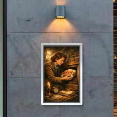 Miep Gies hiding Anne Frank's papers poster 2