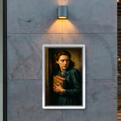 Miep Gies hiding the diary bundle poster 2