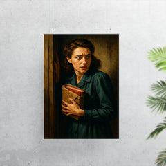 Miep Gies hiding the diary bundle poster 7