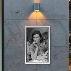 Migrant Mother by Dorothea Lange poster mockup 2