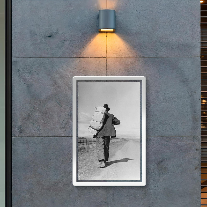 Migrant workers on the California road by Dorothea Lange poster 2