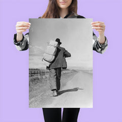 Migrant workers on the California road by Dorothea Lange poster 3